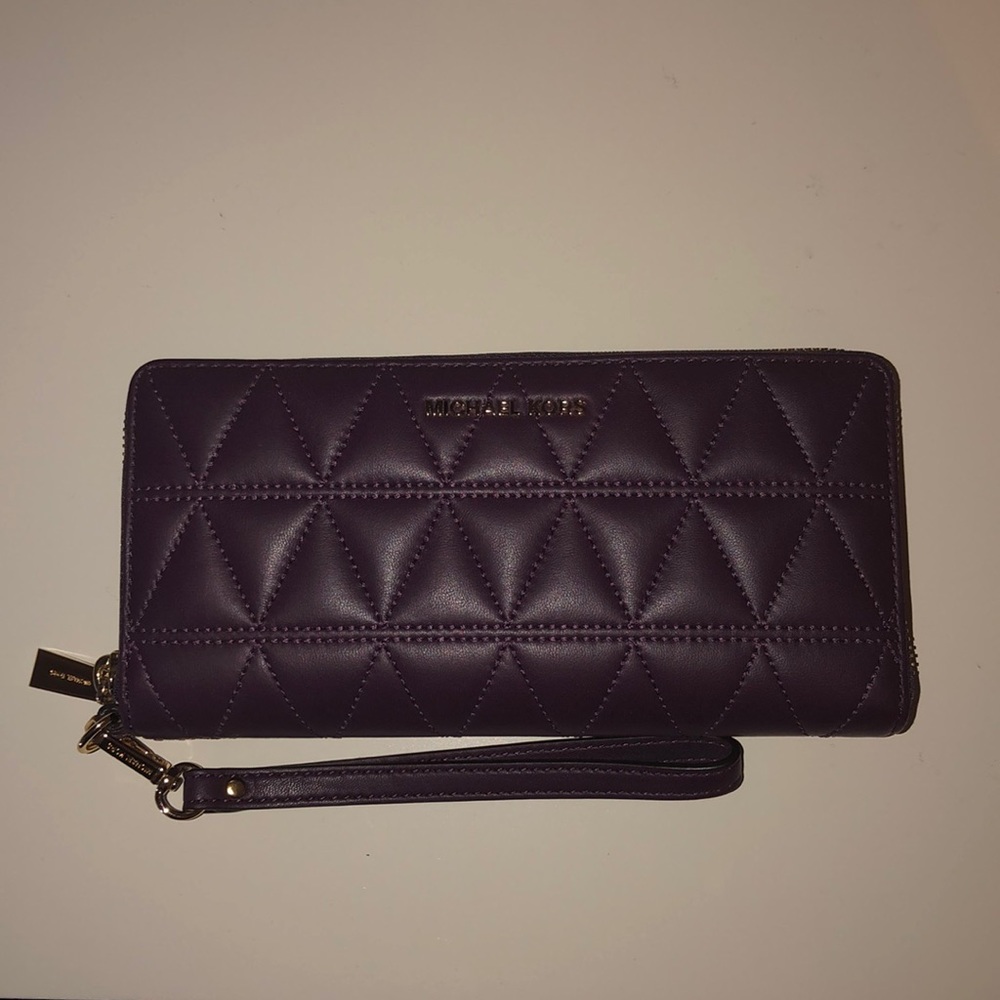 Michael Kors Quilted Travel Wallet